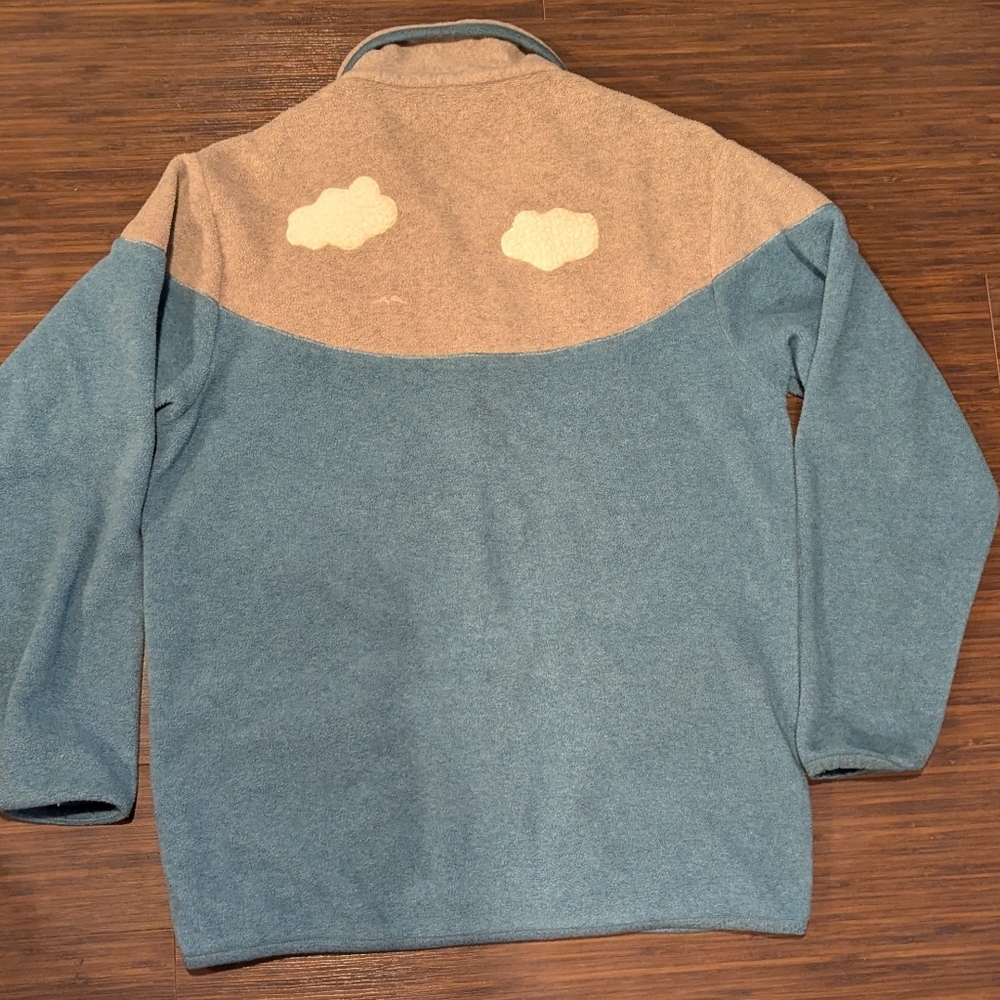 Northern Reflections Blue and Beige Nature Cardigan - Picture 4 of 5